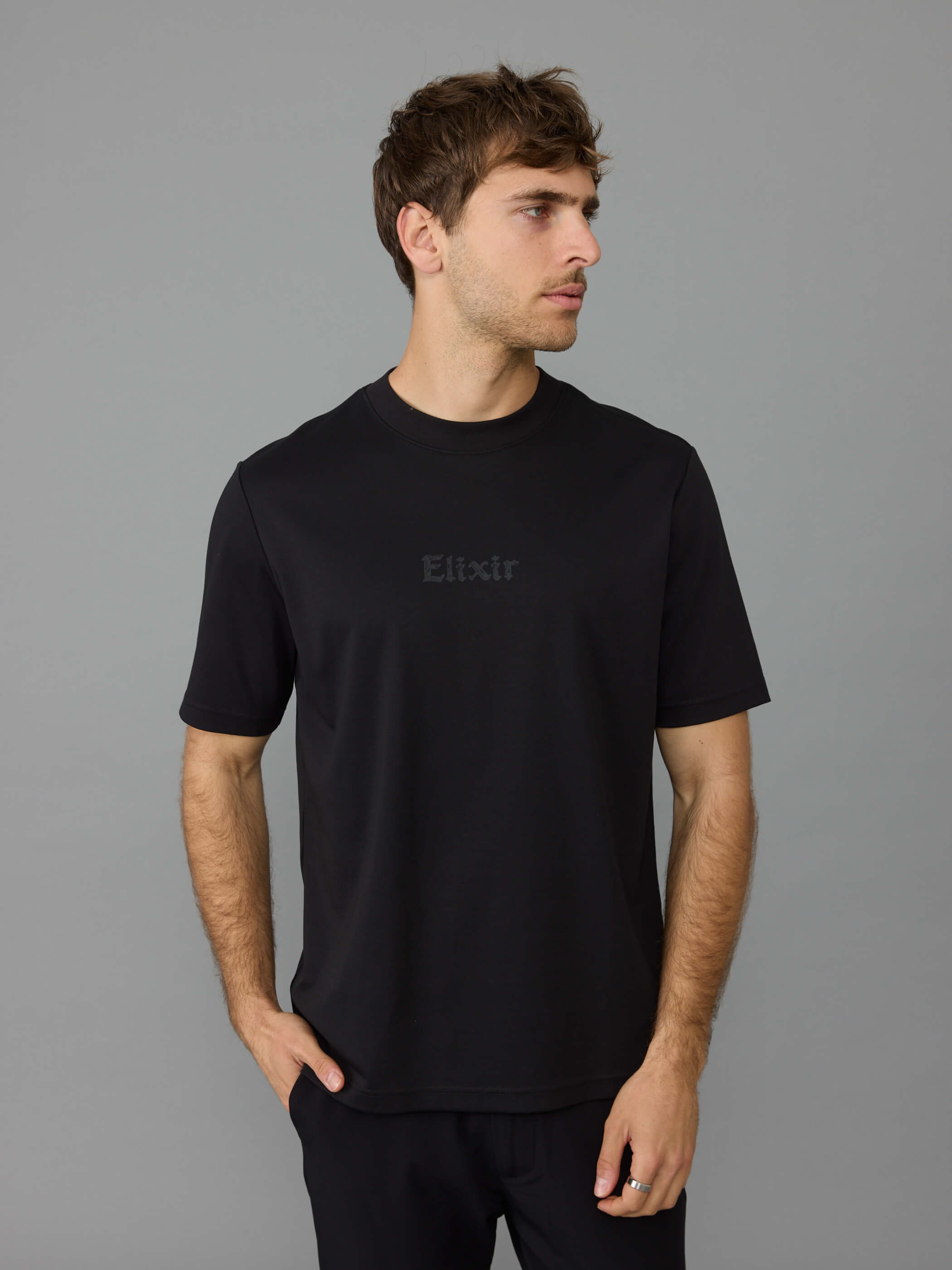 חולצת טישירט קצרה אליקסיר Canvas Patches גברים