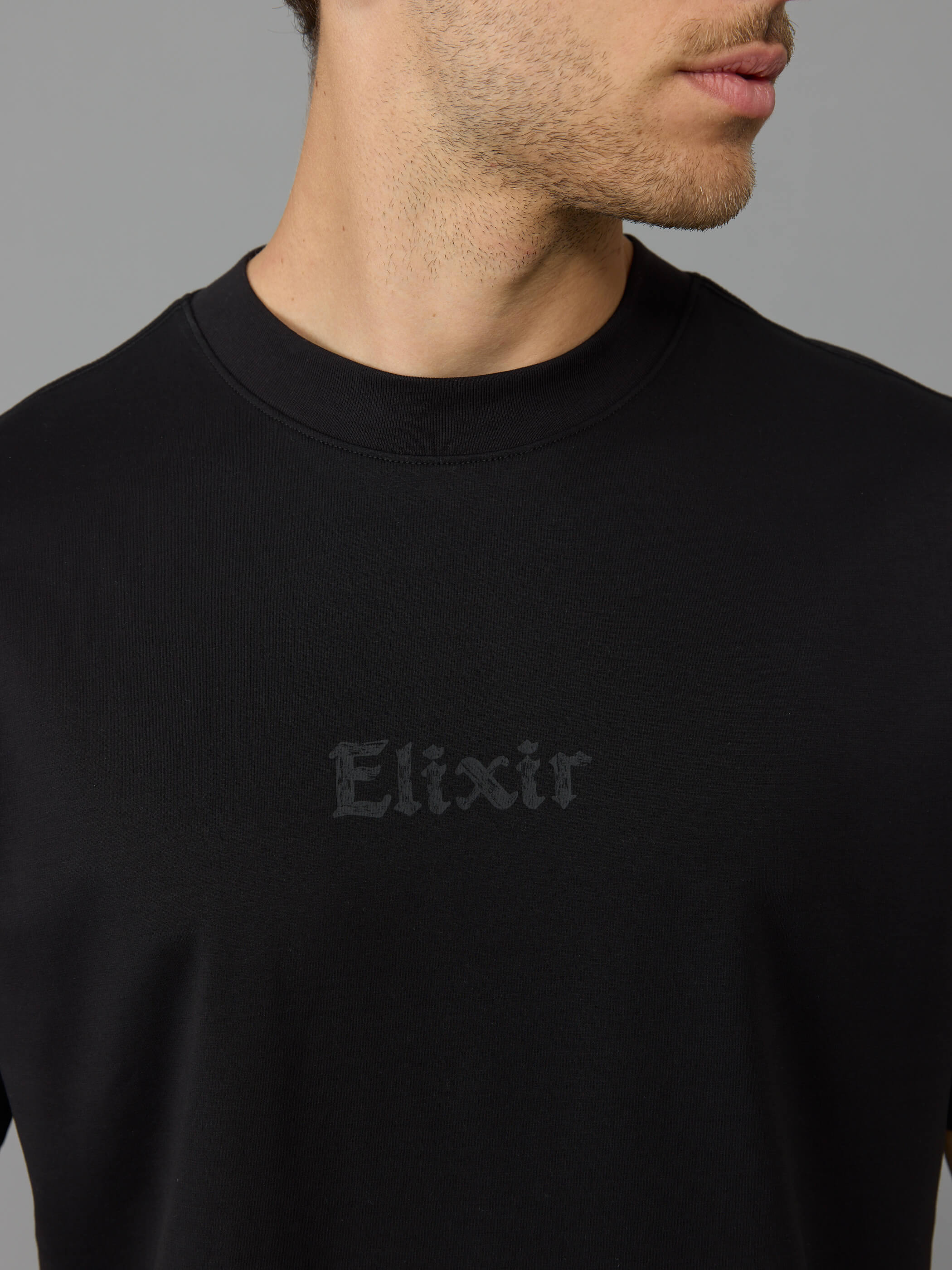 חולצת טישירט קצרה אליקסיר Canvas Patches גברים