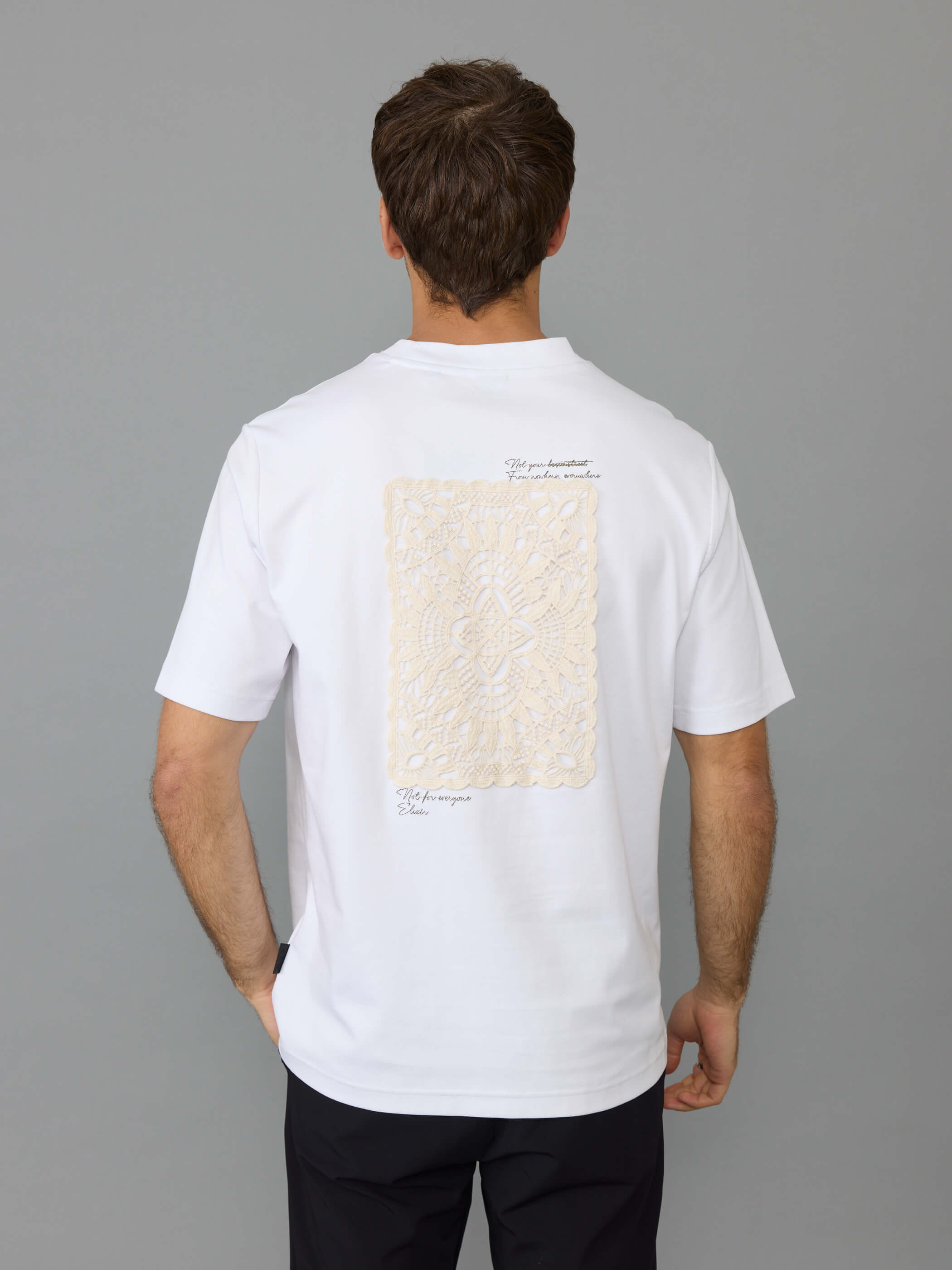 חולצת טישירט קצרה אליקסיר Back Lace גברים