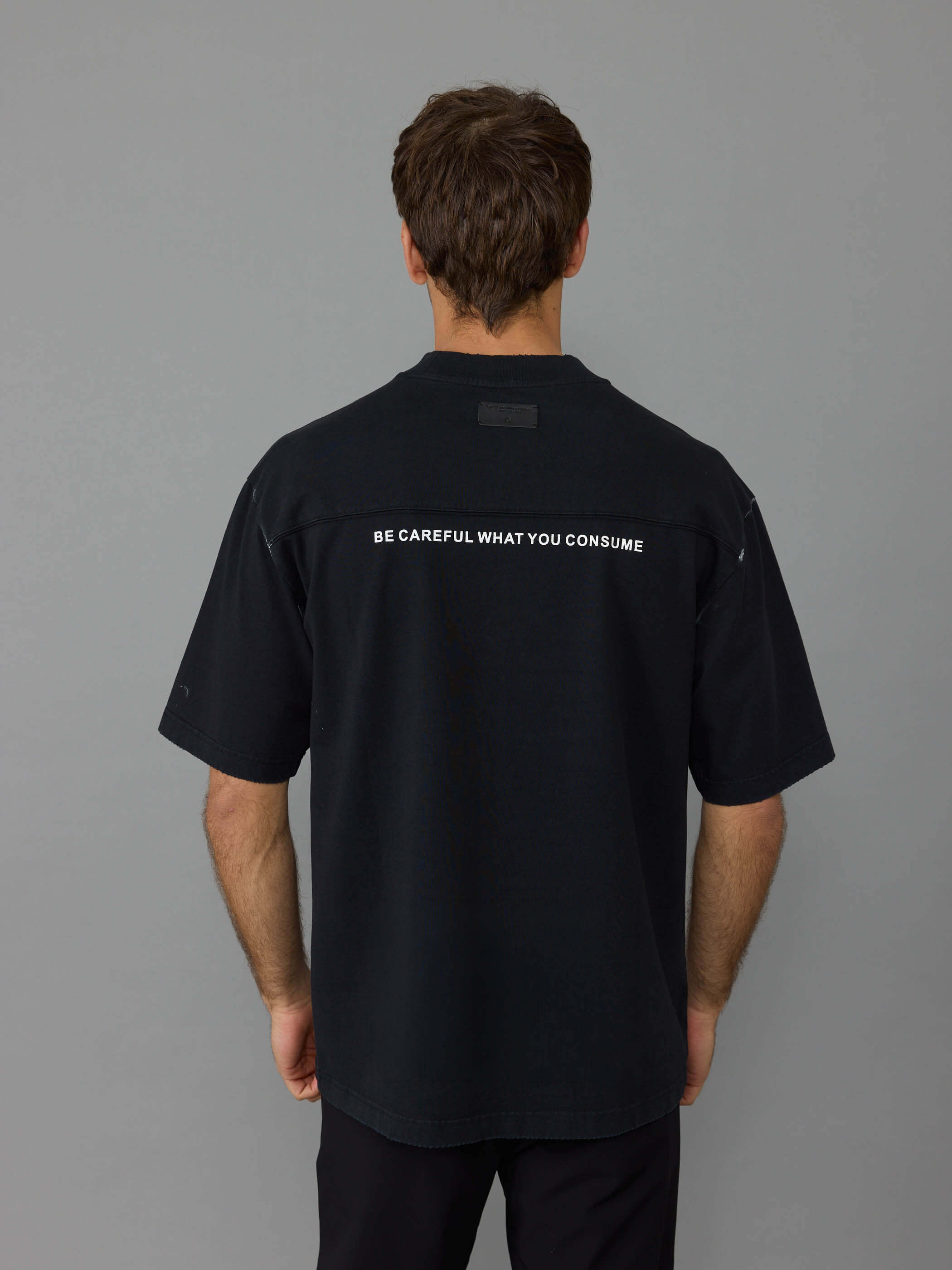 חולצת טישירט קצרה אליקסיר Front & Back Print גברים