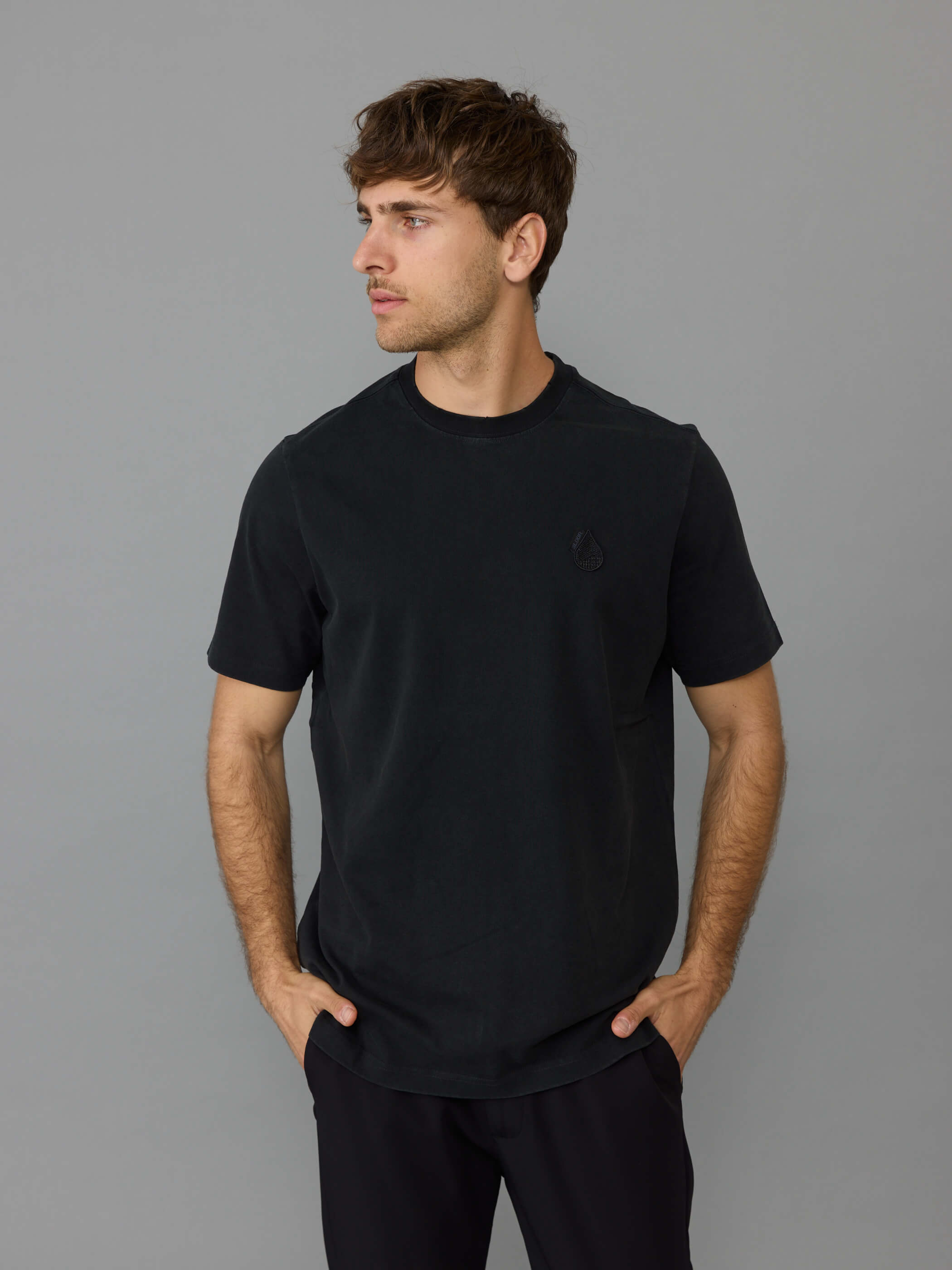 חולצת טישירט קצרה אליקסיר Embroidered Patch גברים