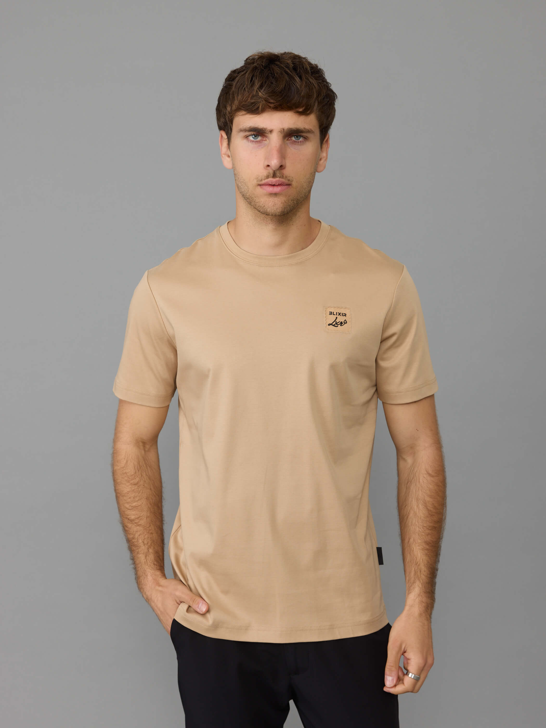 חולצת טישירט קצרה אליקסיר Back Patch גברים