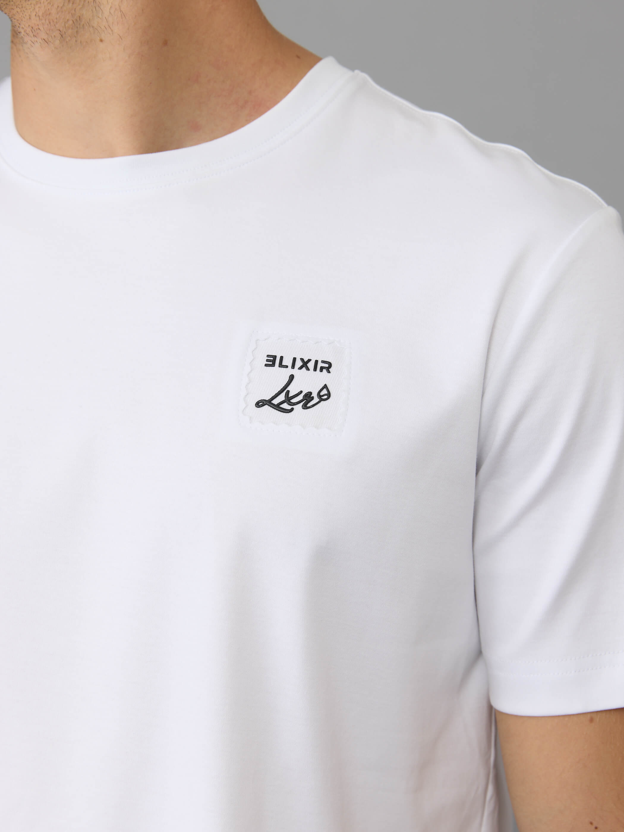 חולצת טישירט קצרה אליקסיר Back Patch גברים