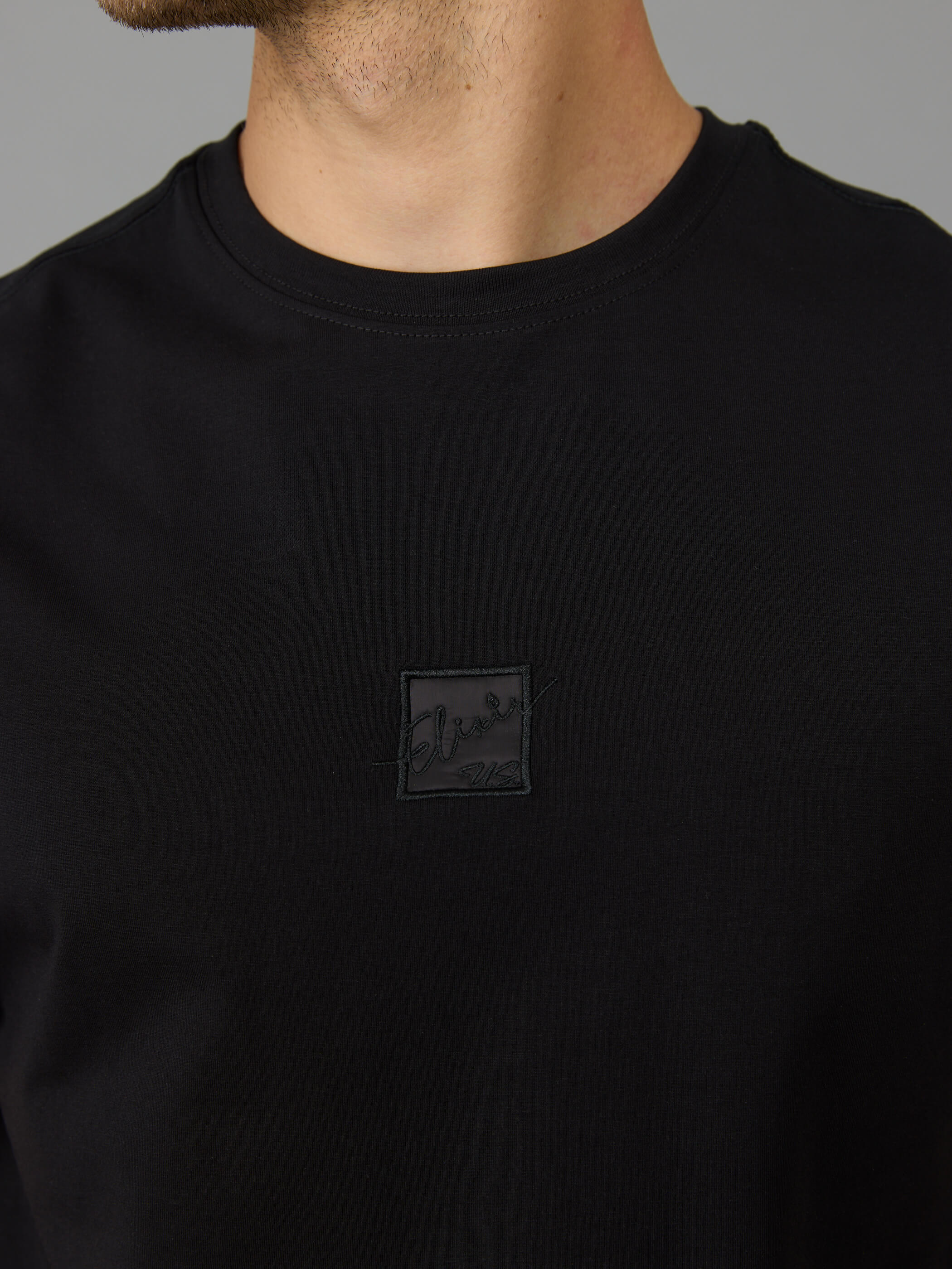 חולצת טישירט קצרה אליקסיר Nylon Patch גברים