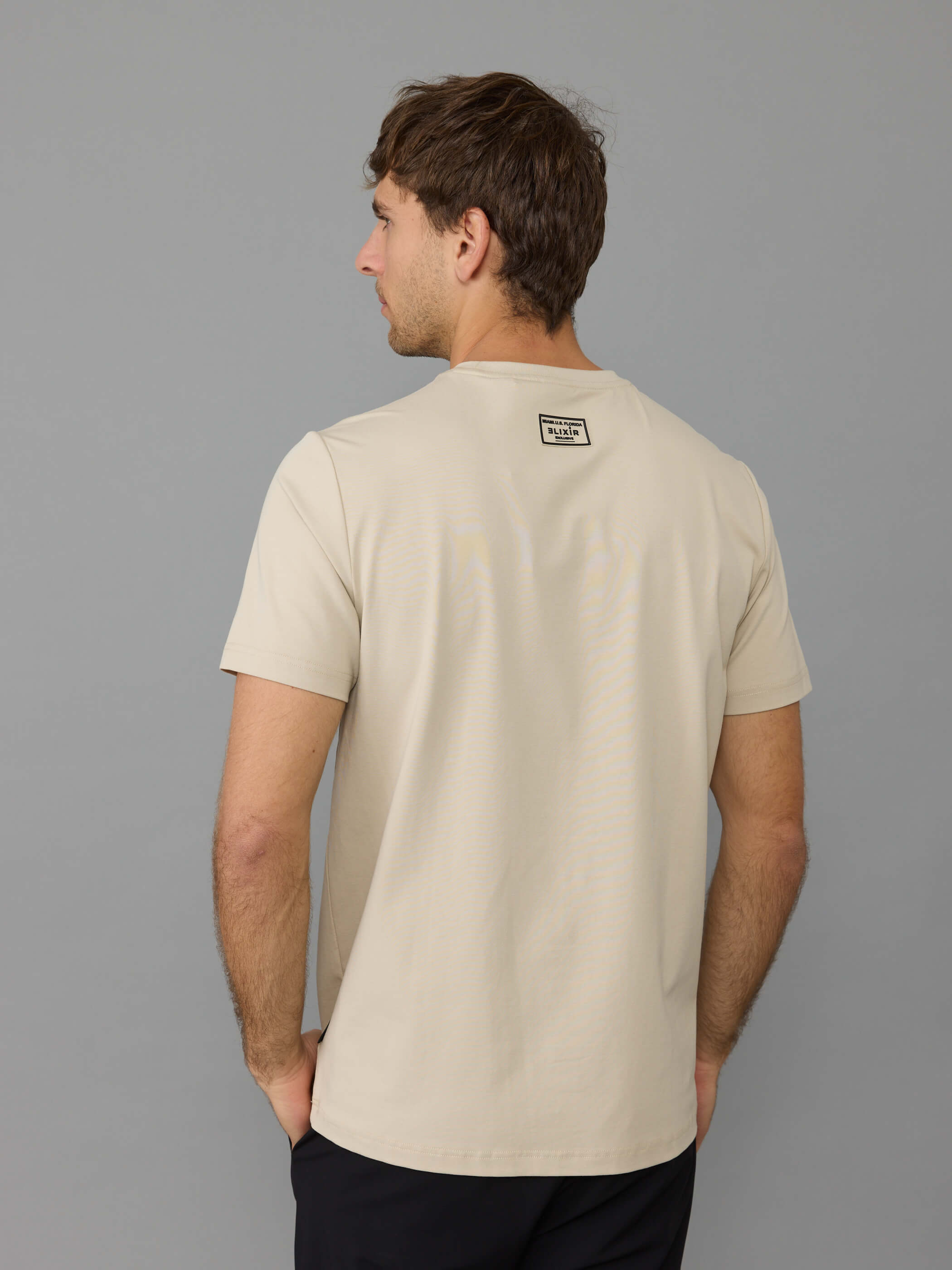 חולצת טישירט קצרה אליקסיר Nylon Patch גברים