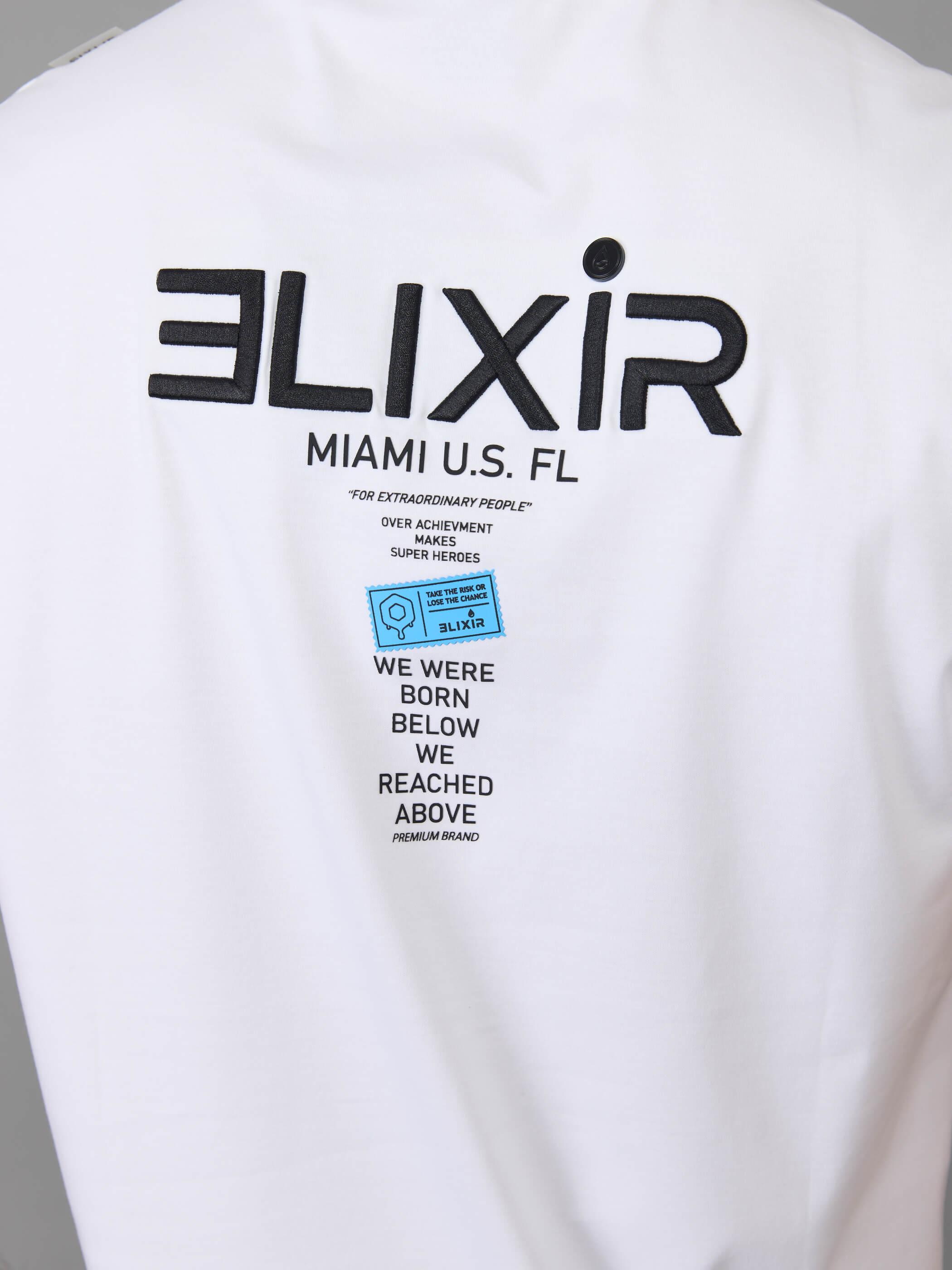 חולצת טישירט קצרה אליקסיר Back Print גברים