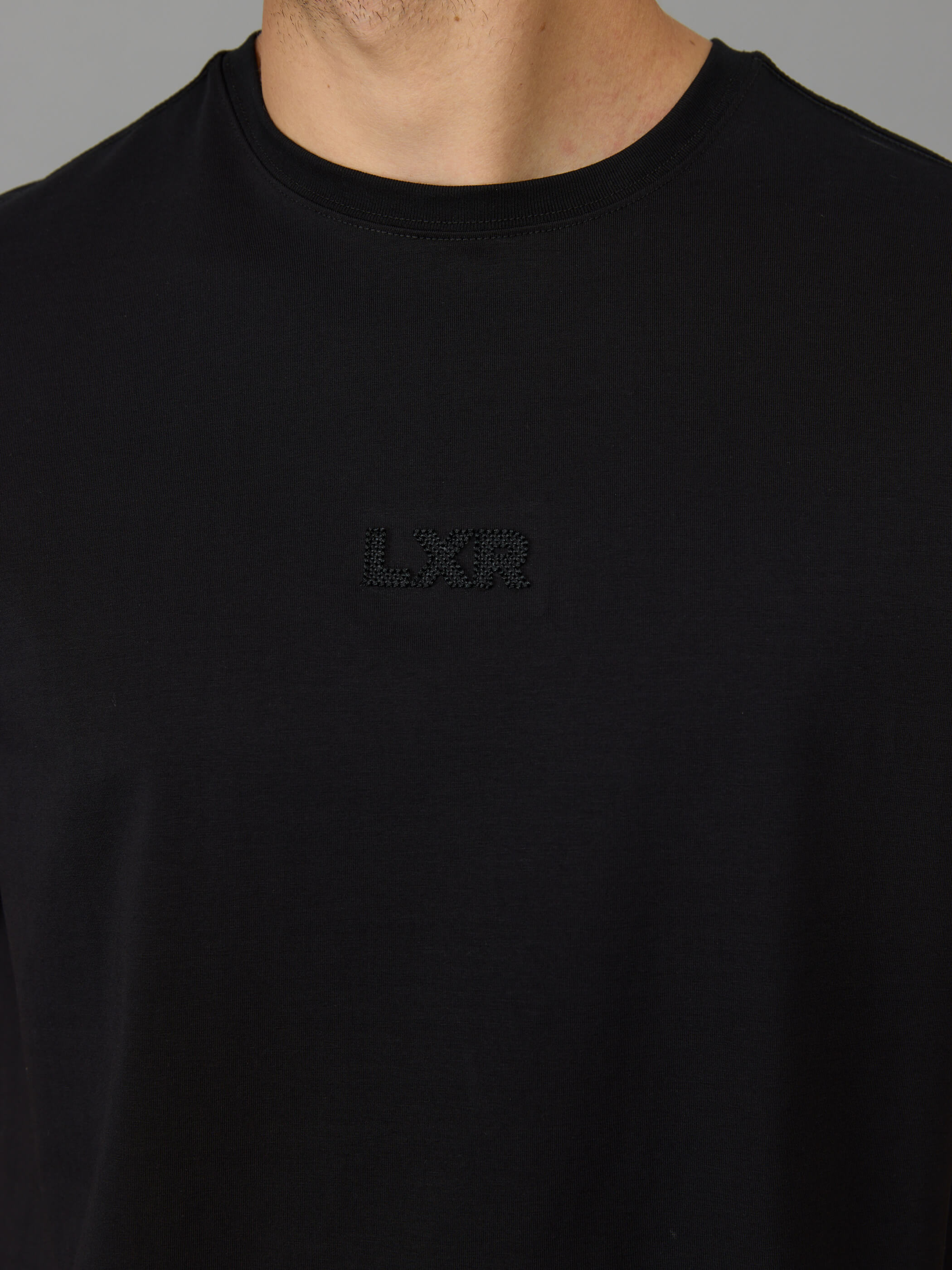 חולצת טישירט קצרה אליקסיר Chest Embroidered Logo גברים