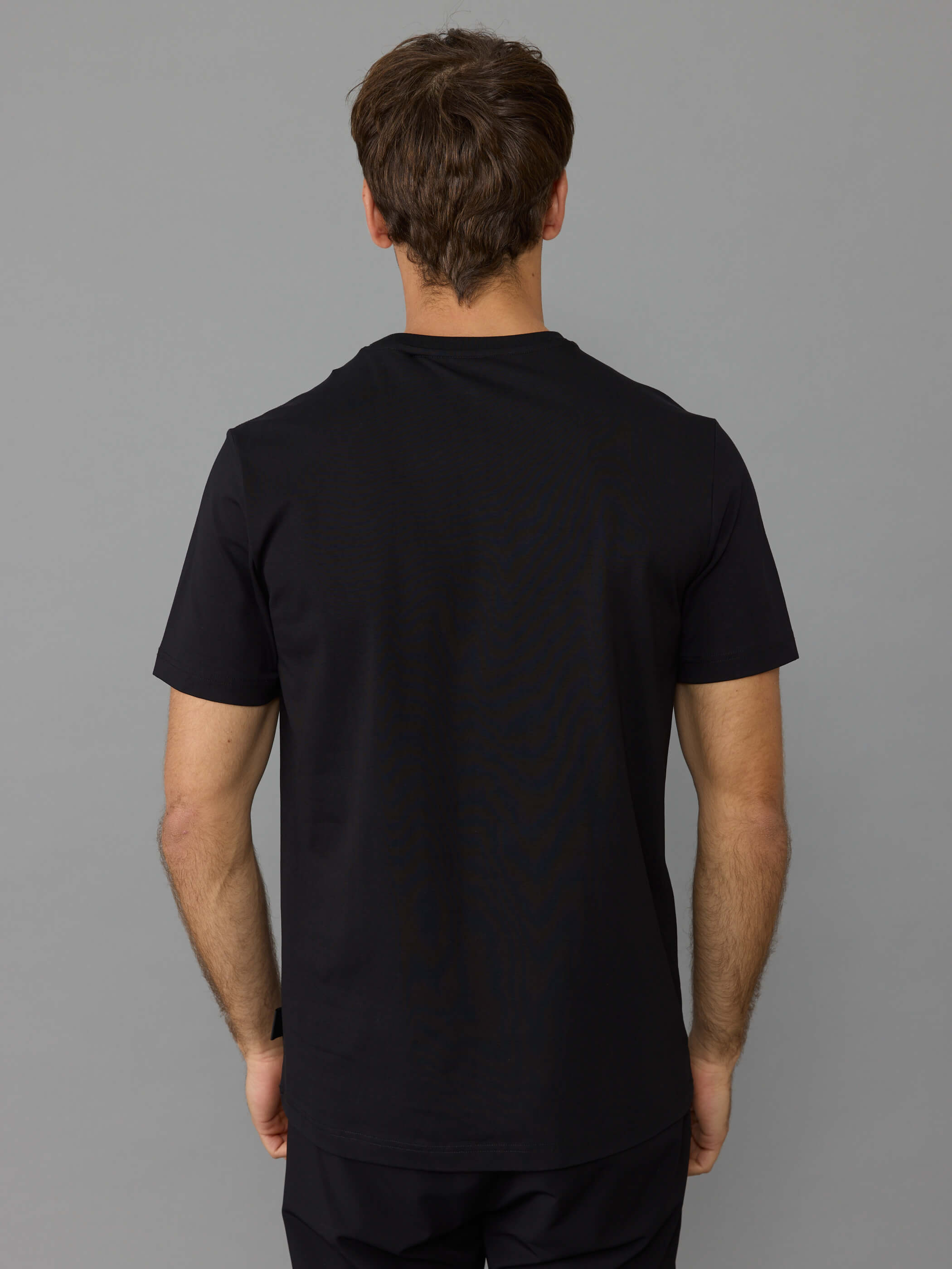 חולצת טישירט קצרה אליקסיר Chest Embroidered Logo גברים