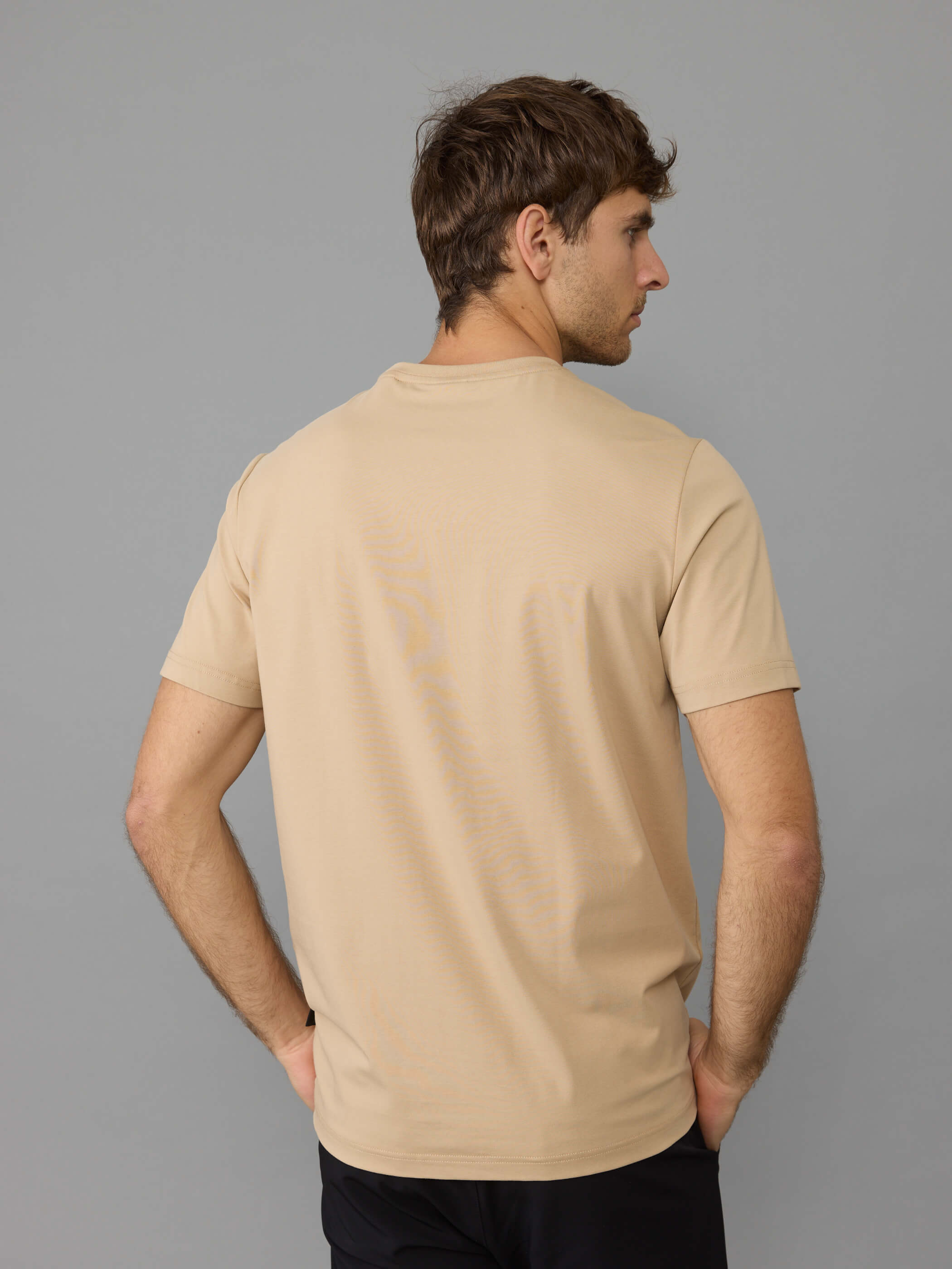 חולצת טישירט קצרה אליקסיר Chest Embroidered Logo גברים