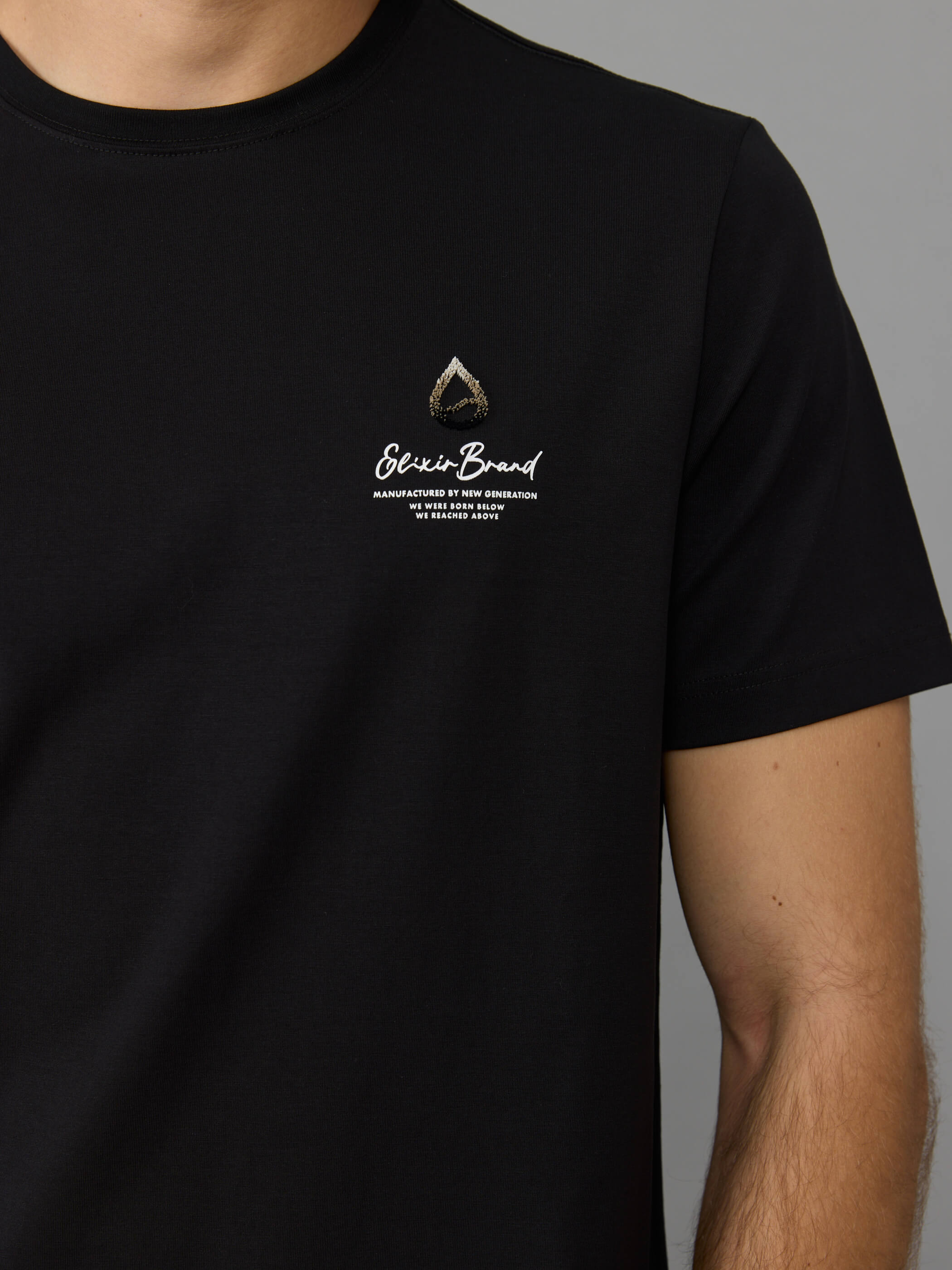 חולצת טישירט קצרה אליקסיר Chest Velvet גברים