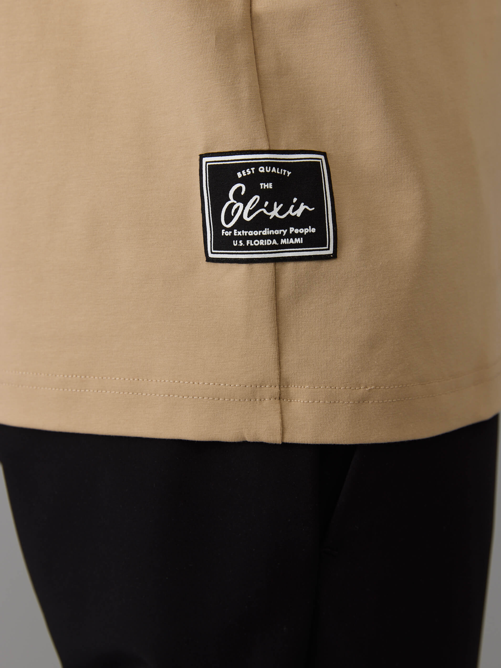 חולצת טישירט קצרה אליקסיר Chest Velvet גברים