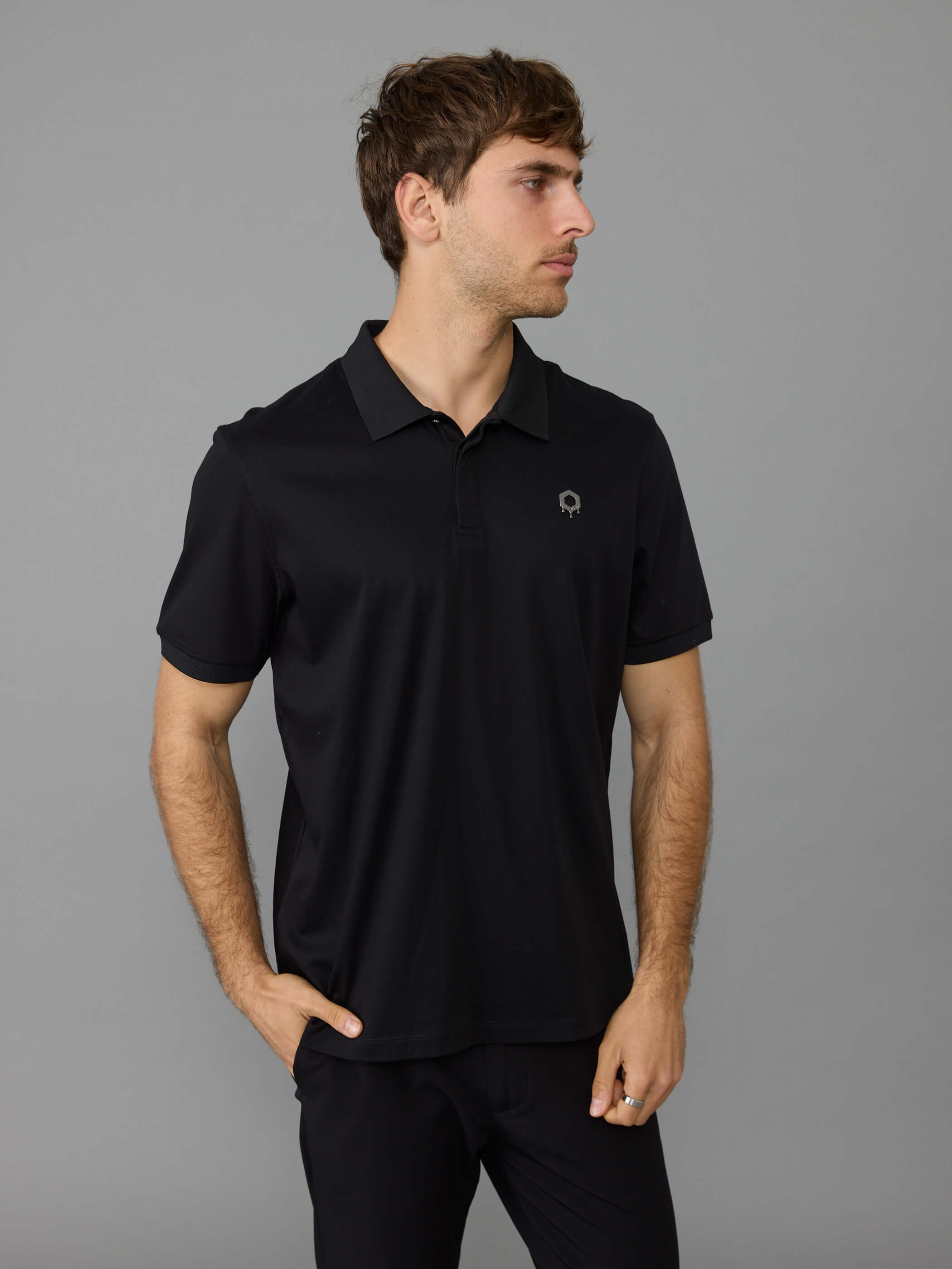 חולצת פולו אליקסיר Metal Logo גברים