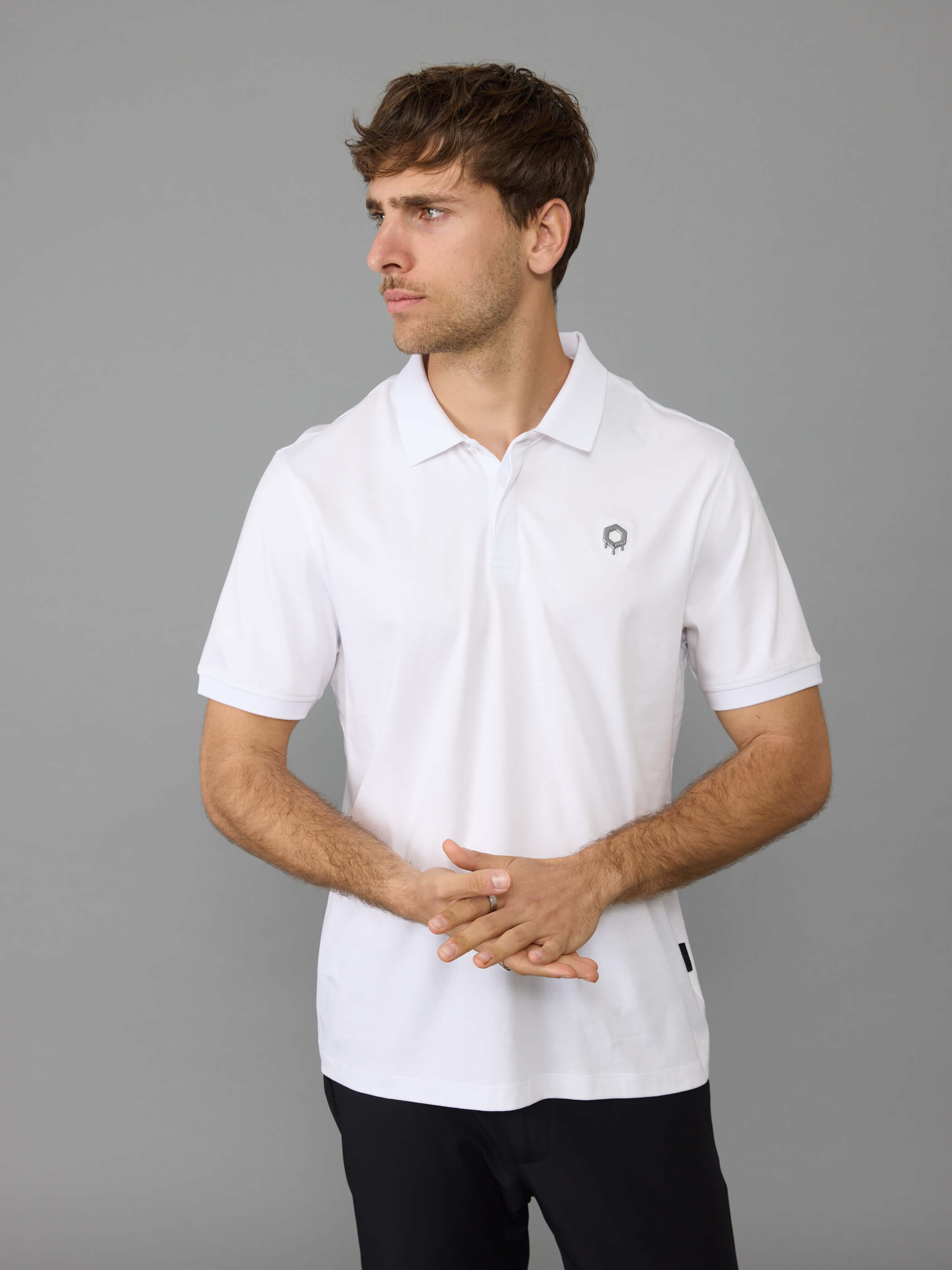 חולצת פולו אליקסיר Metal Logo גברים