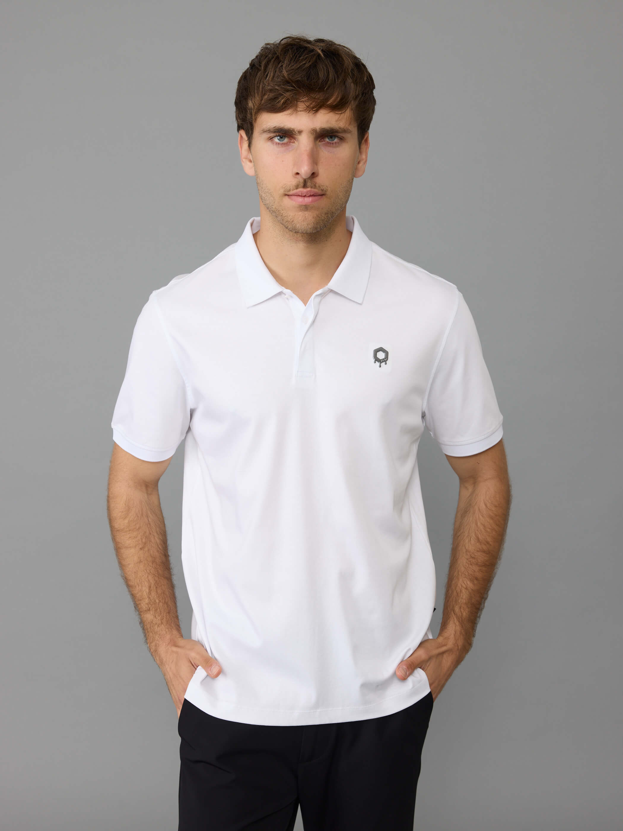 חולצת פולו אליקסיר Metal Logo גברים