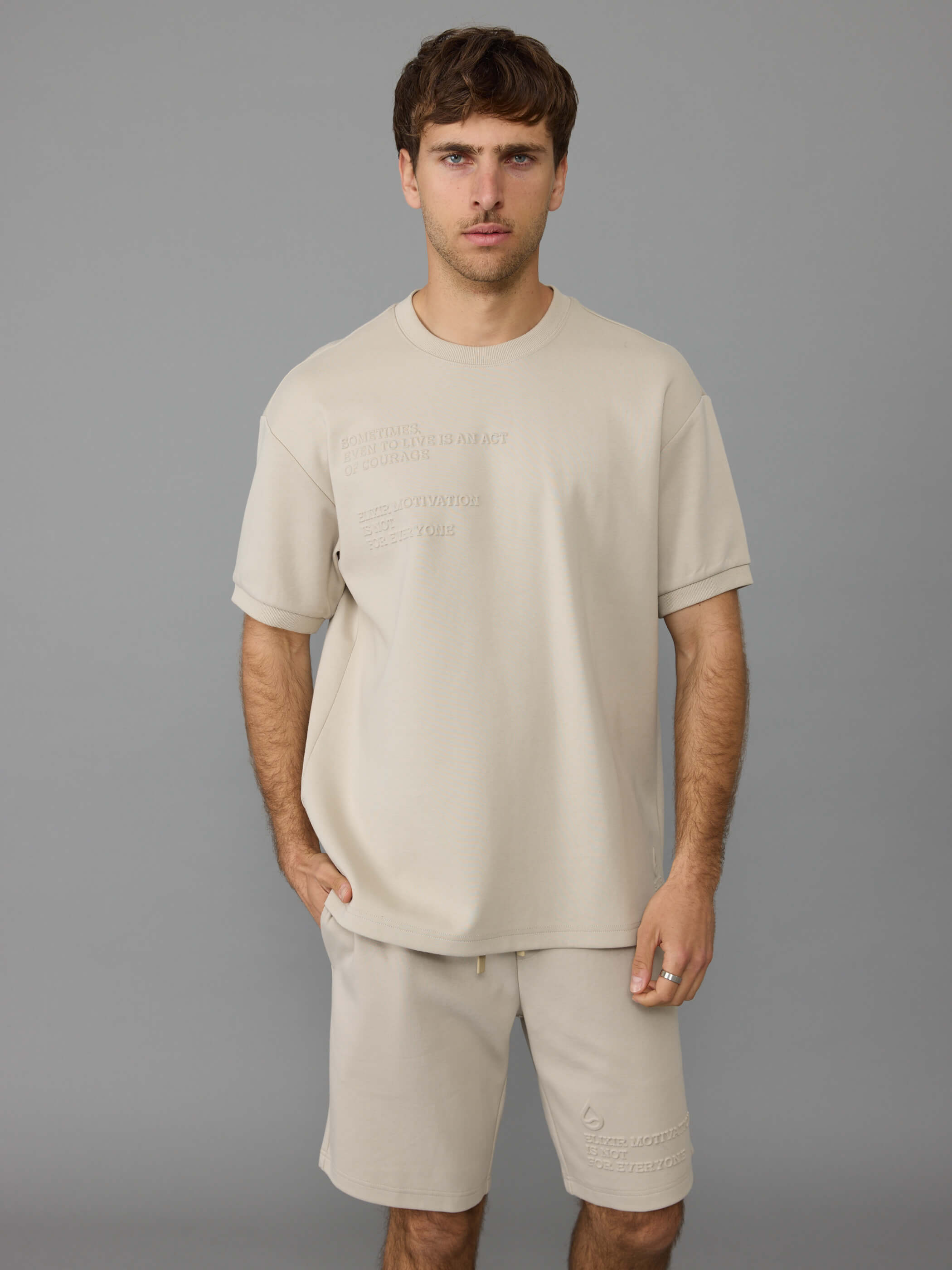 חליפת ספורט אליקסיר Embossed Logo גברים