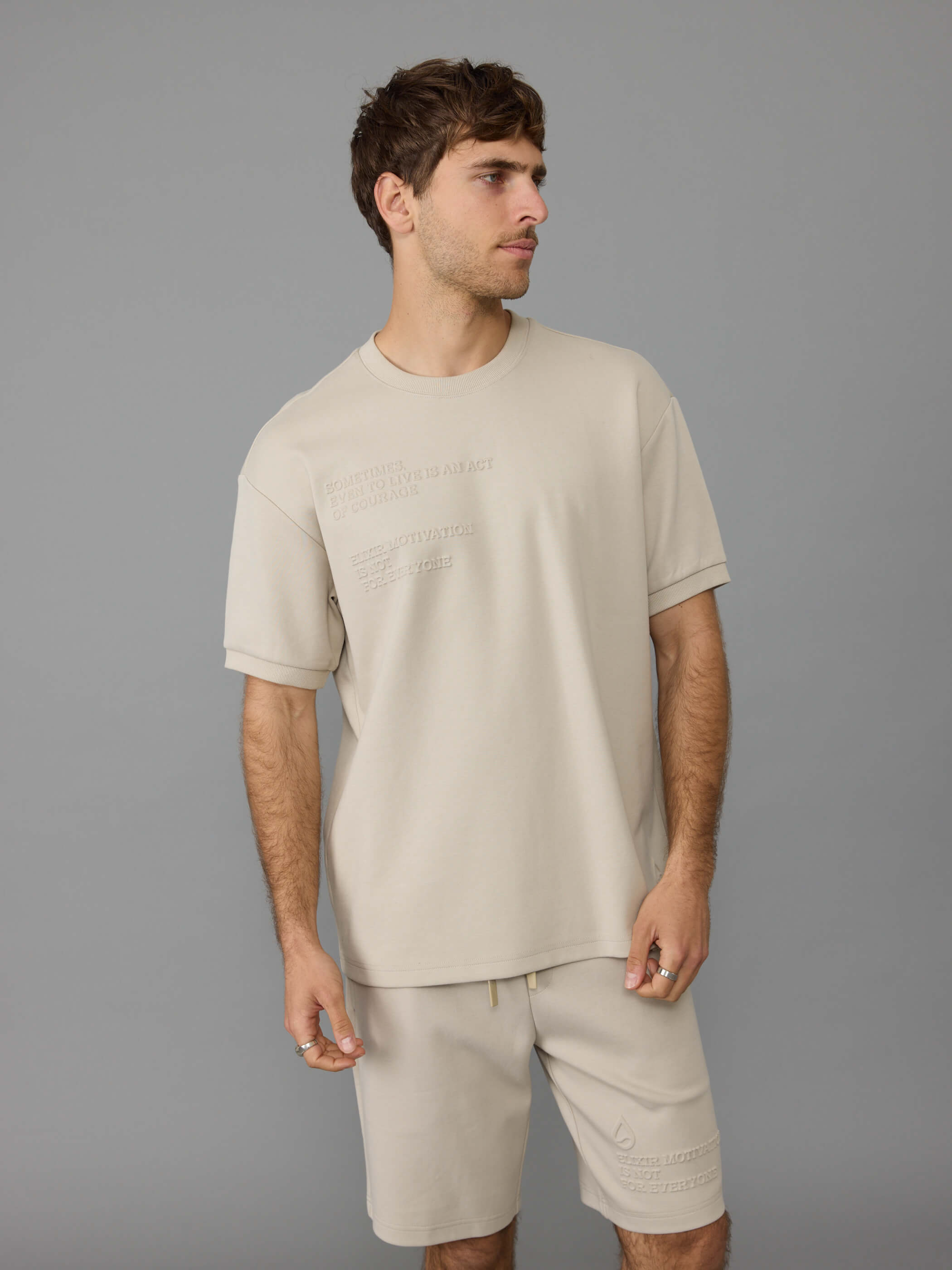 חליפת ספורט אליקסיר Embossed Logo גברים