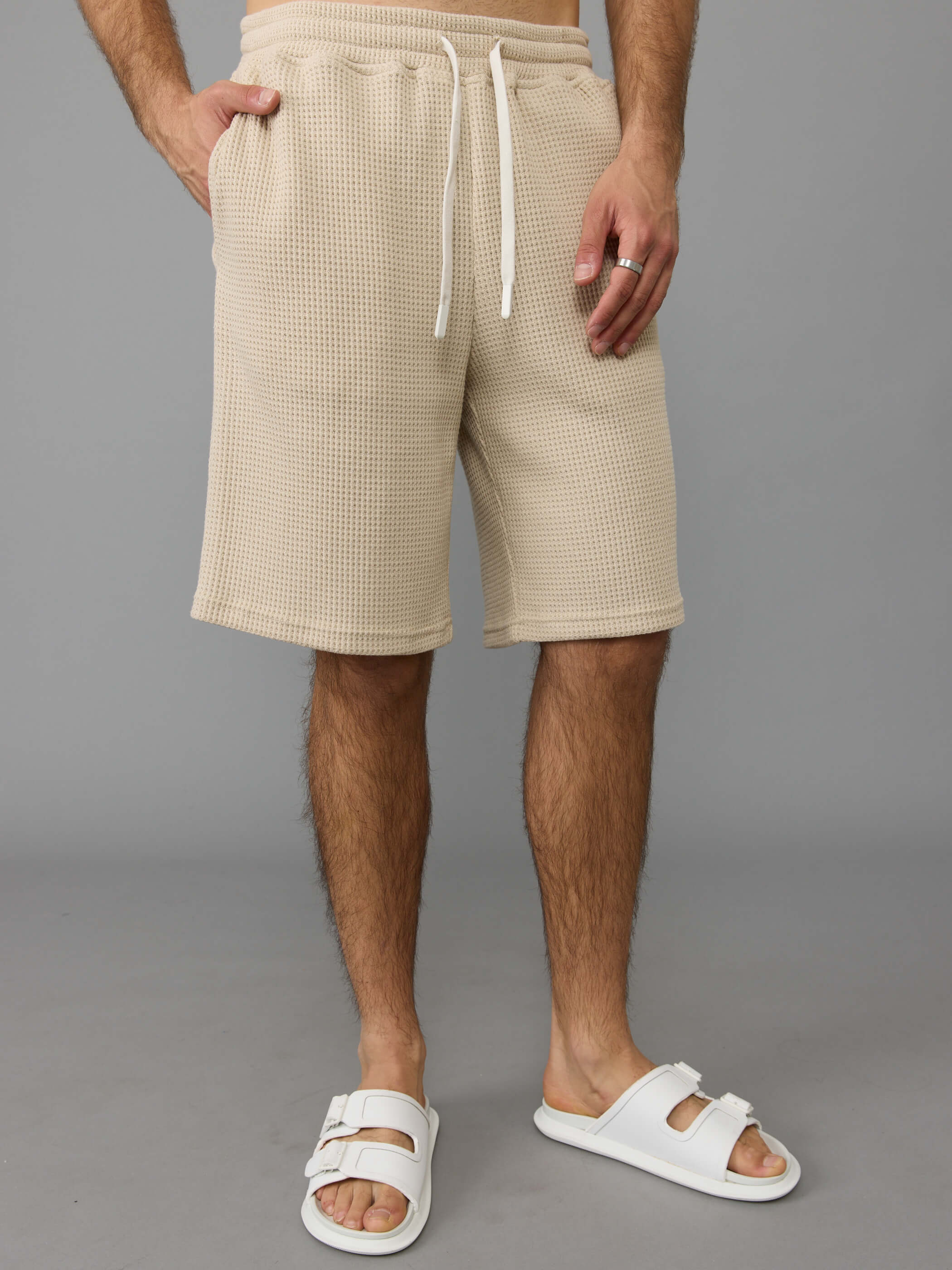 מכנס קצר אליקסיר Waffle גברים