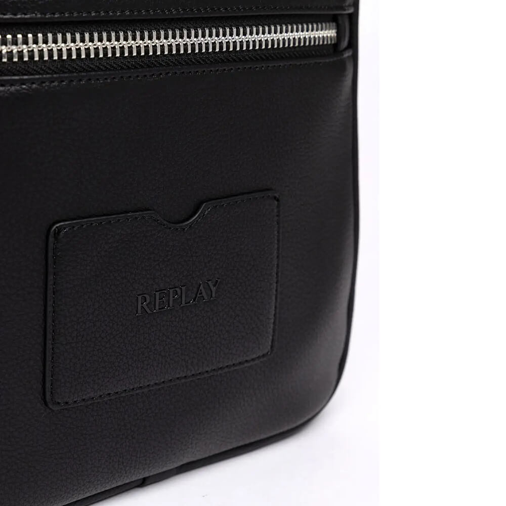 תיק ריפליי Hammered-Effect Crossbody גברים