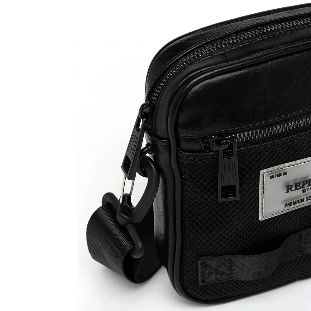 תיק ריפליי Vintage-Look Crossbody גברים