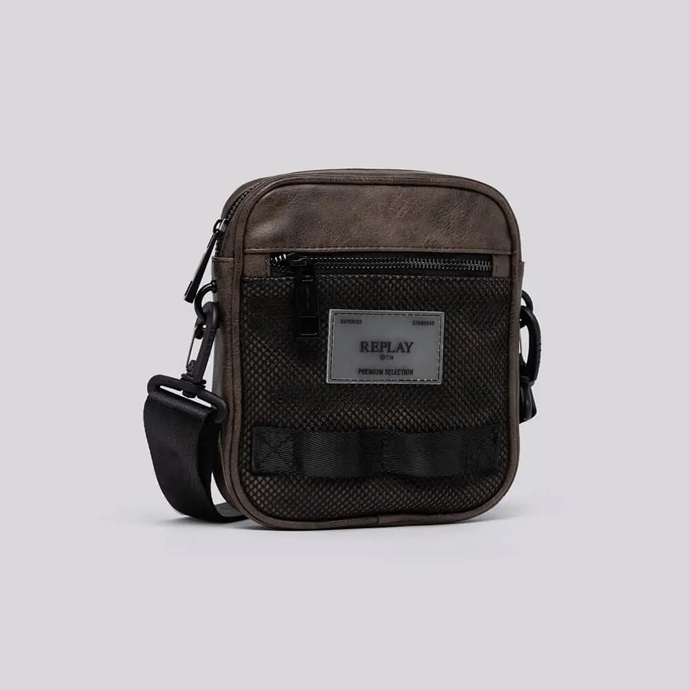 תיק ריפליי Vintage-Look Crossbody גברים