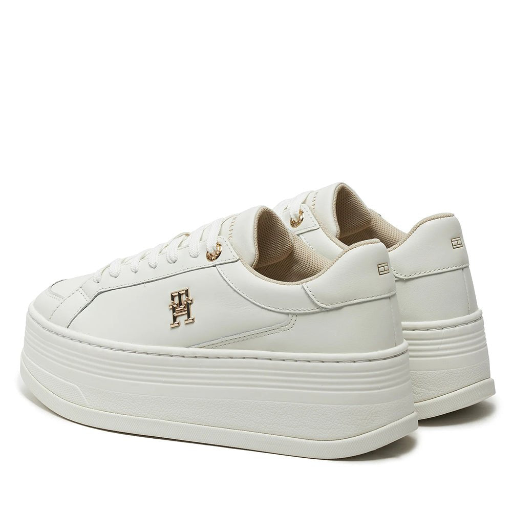 נעלי פלטפורמה טומי הילפיגר Platform Leather נשים