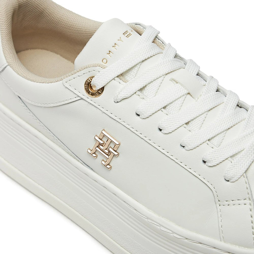 נעלי פלטפורמה טומי הילפיגר Platform Leather נשים