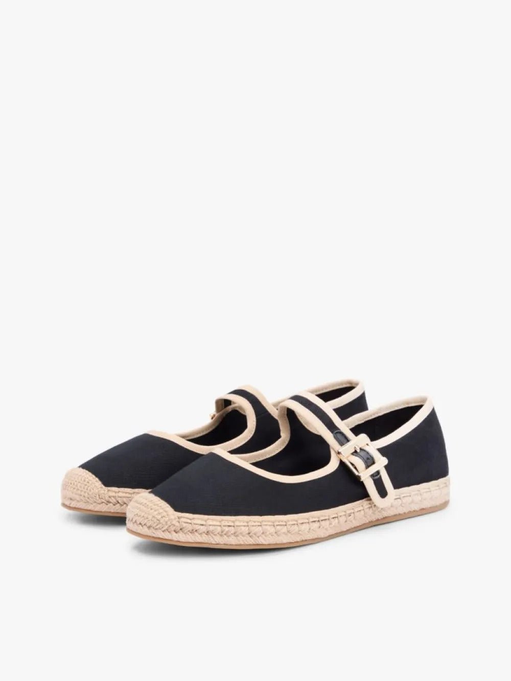 נעלי בובה טומי הילפיגר Canvas Mary Jane Espadrilles נשים