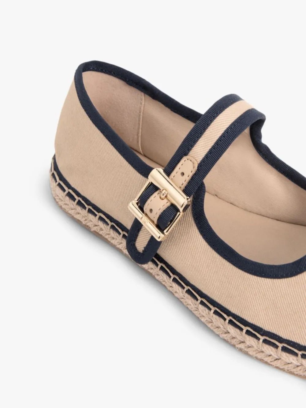 נעלי בובה טומי הילפיגר Canvas Mary Jane Espadrilles נשים