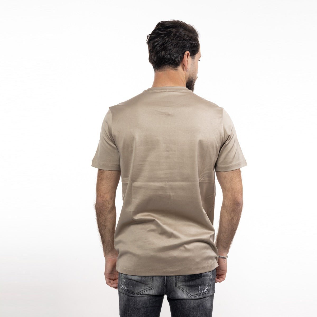 חולצת טישרט פול שארק קצרה PS Logo גברים