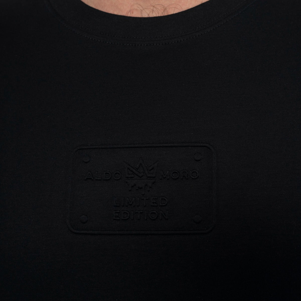 חולצת טישרט אלדו מורו קצרה Embossed logo גברים