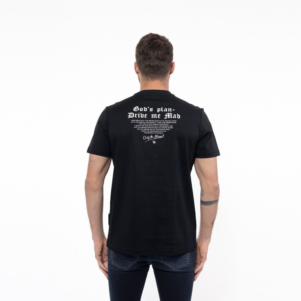 חולצת טישרט אלדו מורו קצרה Embossed logo גברים