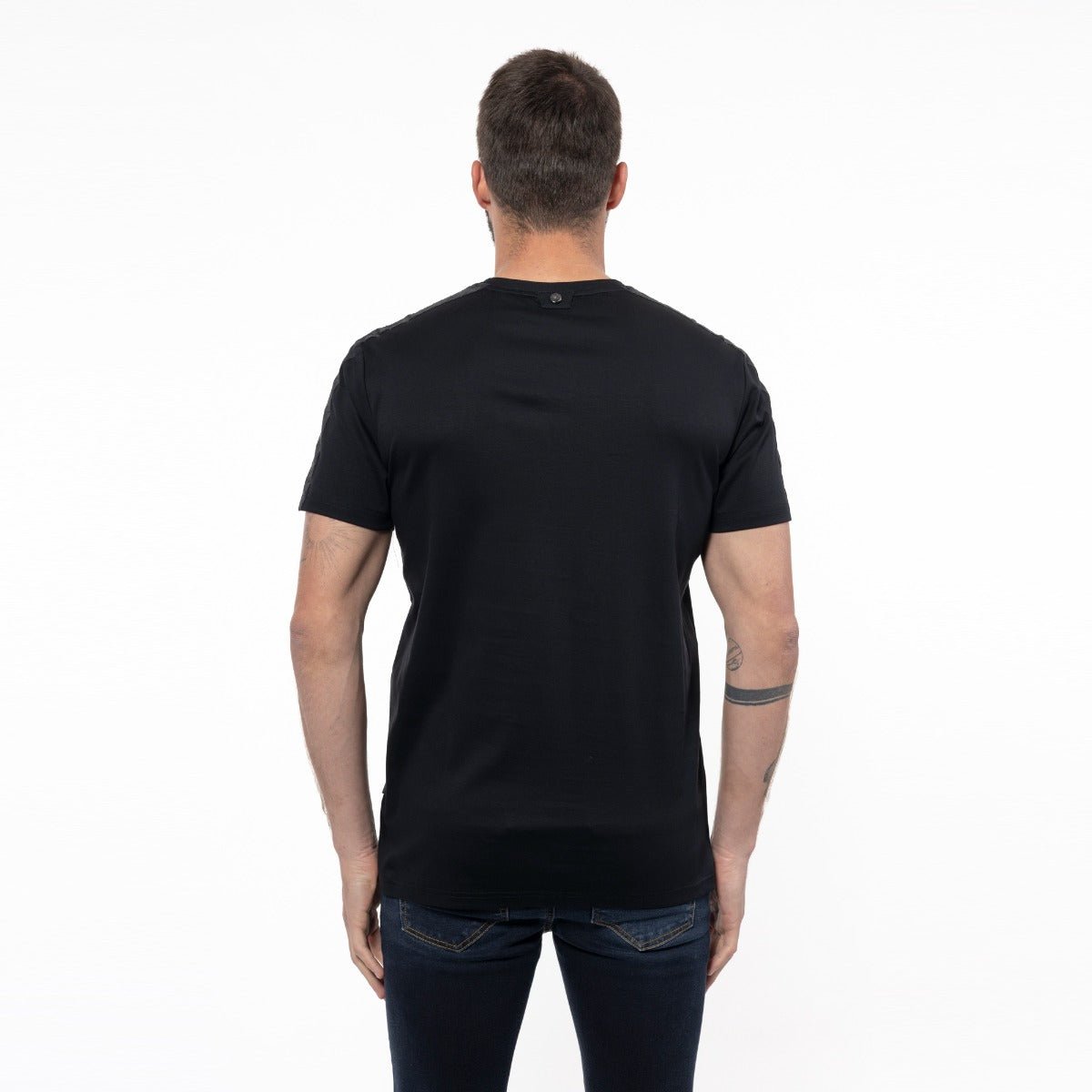 חולצת טישרט אלדו מורו קצרה Epaulettes Logo גברים