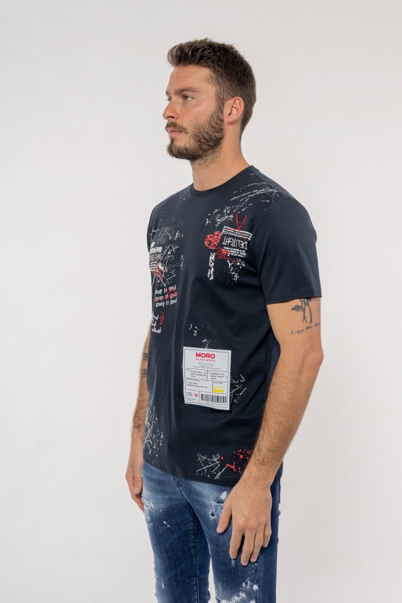 חולצת טישרט אלדו מורו קצרה All Over Print גברים