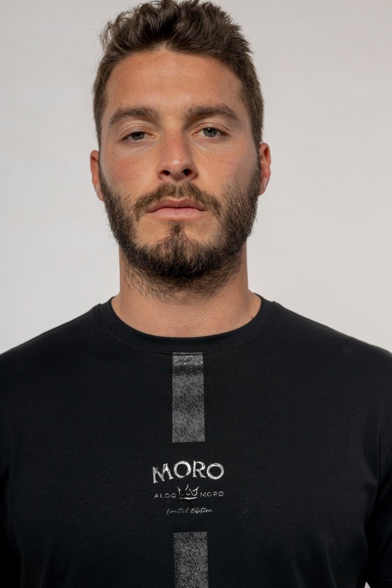 חולצת טישרט אלדו מורו קצרה Center Strip גברים