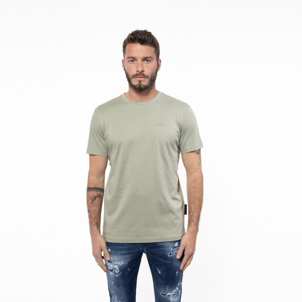 חולצת טישרט קצרה אלדו מורו Basic Logo גברים