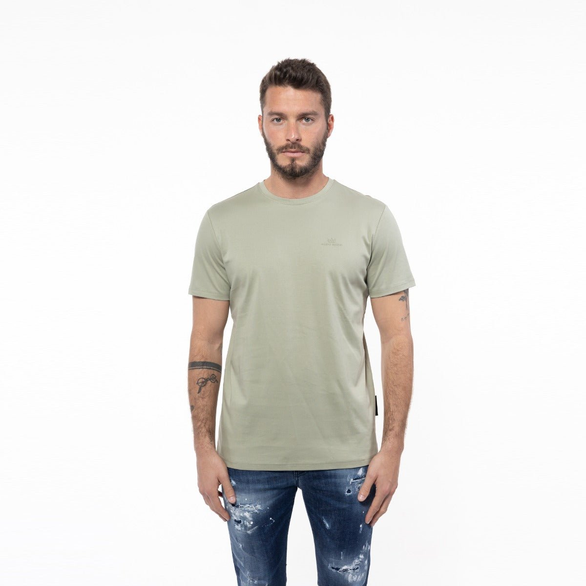 חולצת טישרט קצרה אלדו מורו Basic Logo גברים