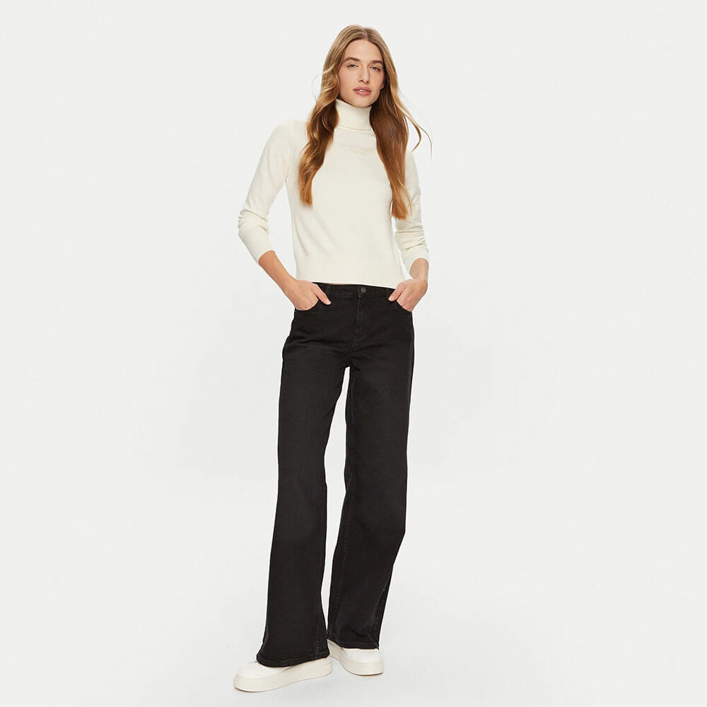 סריג גולף Guess Wool Cherry נשים