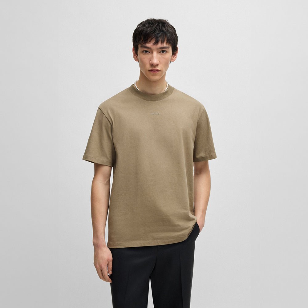 חולצת טישירט קצרה הוגו Logo Print גברים