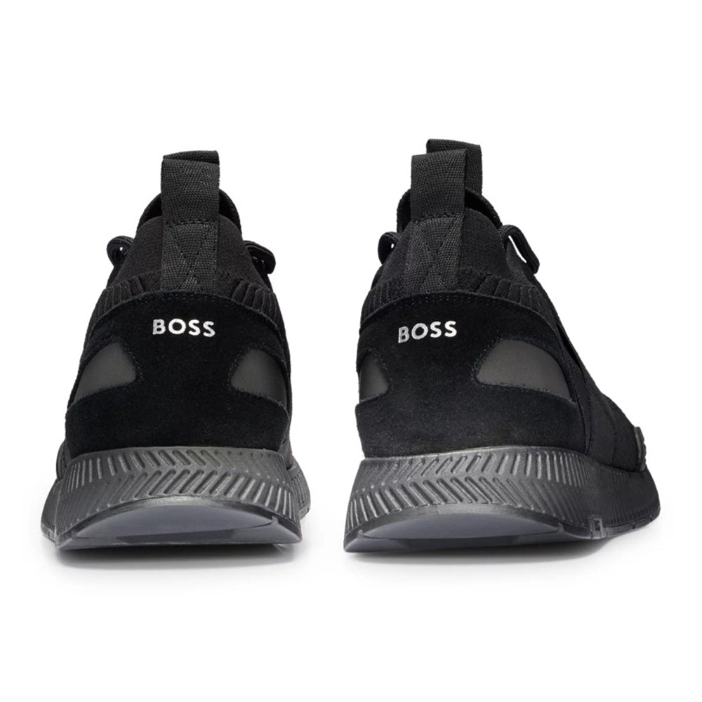 נעלי הוגו בוס Branding And Suede Trims גברים