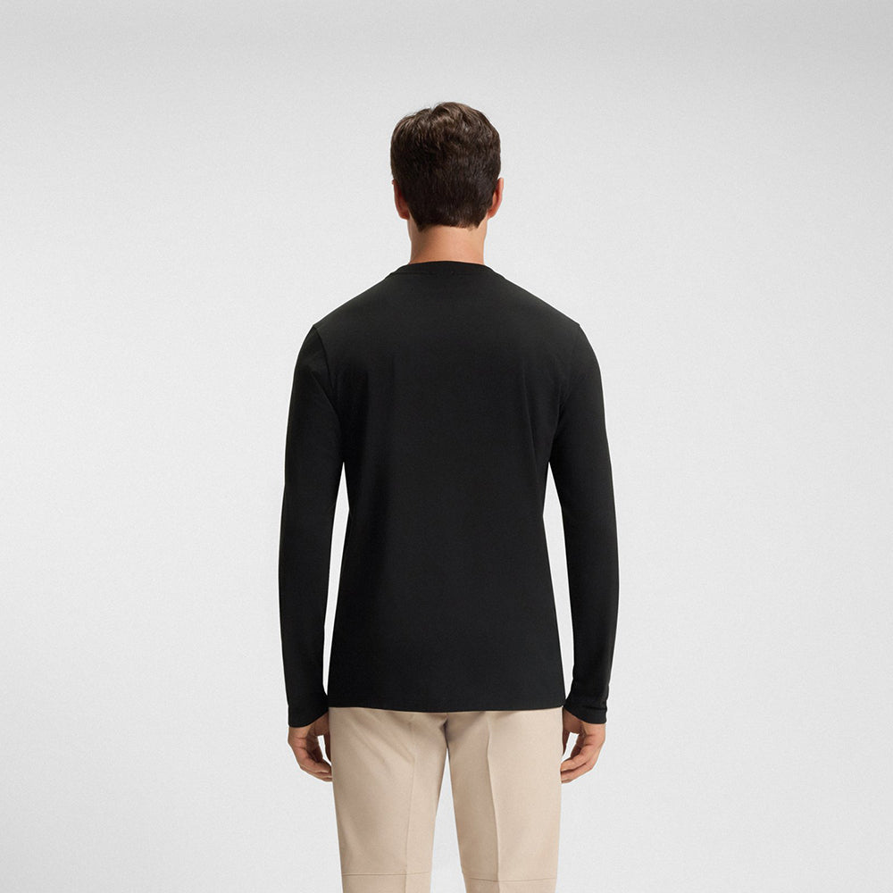 חולצת טישירט ארוכה הוגו בוס Contrast Logo גברים