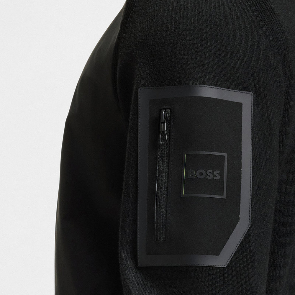 ג'קט הוגו בוס Zipped Sleeve Pocket גברים