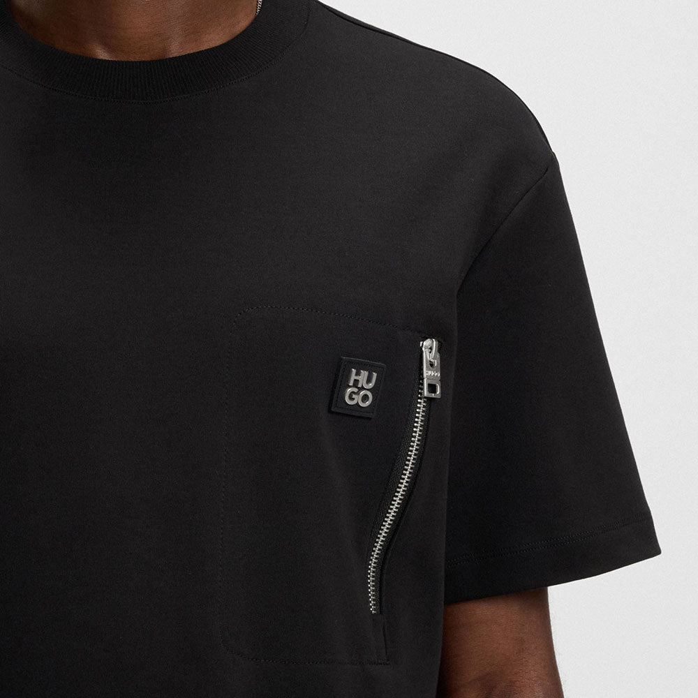 חולצת טישירט קצרה הוגו Zip Pocket גברים