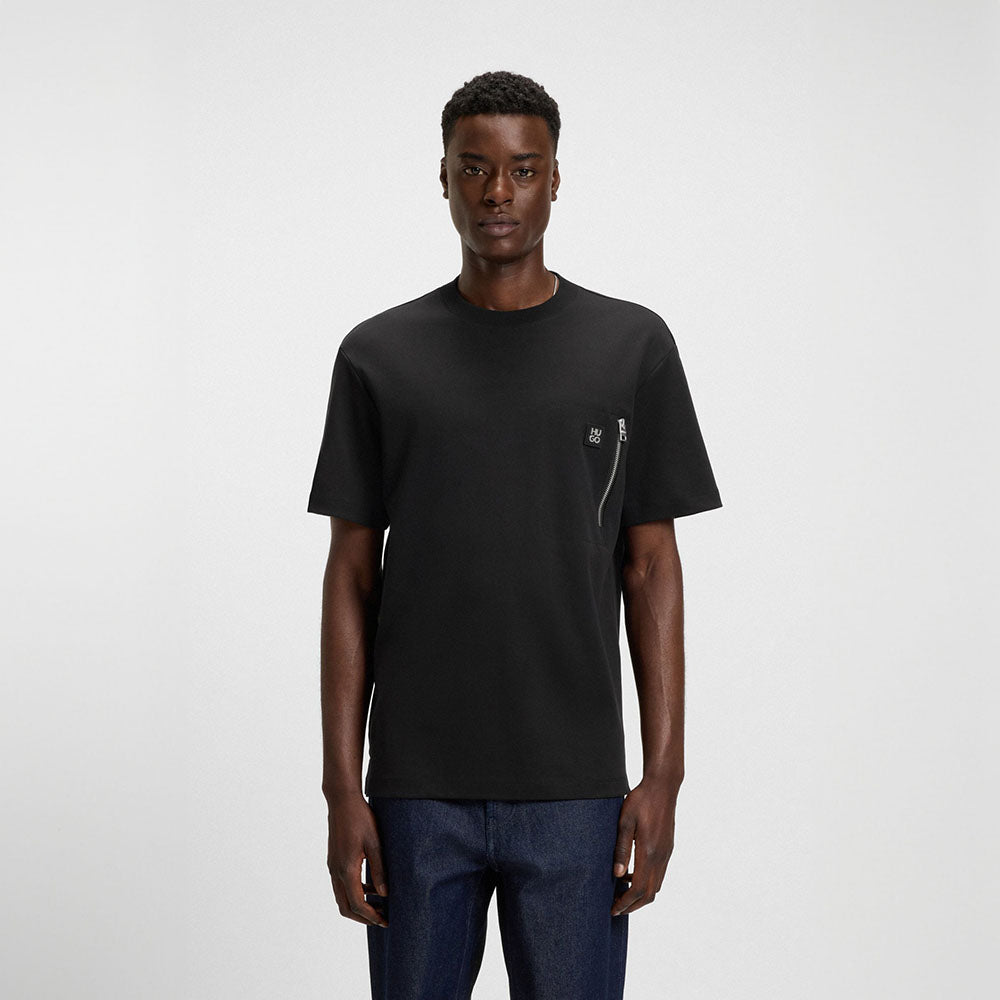 חולצת טישירט קצרה הוגו Zip Pocket גברים