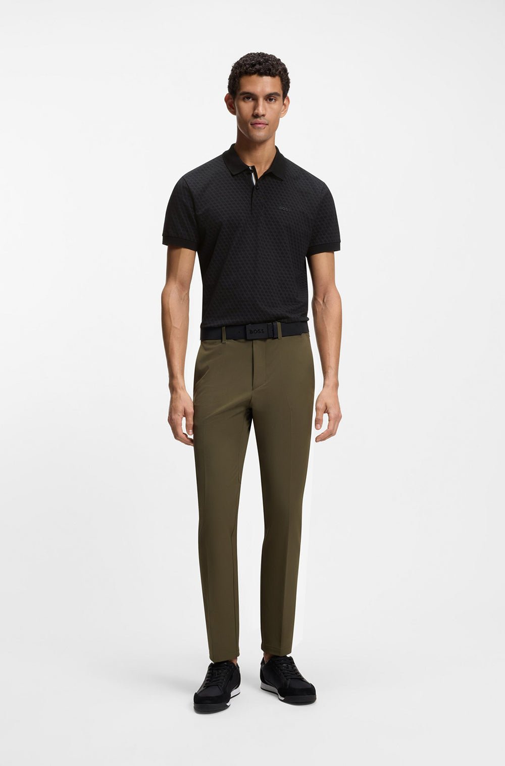 חולצת פולו הוגו בוס Printed Pattern גברים