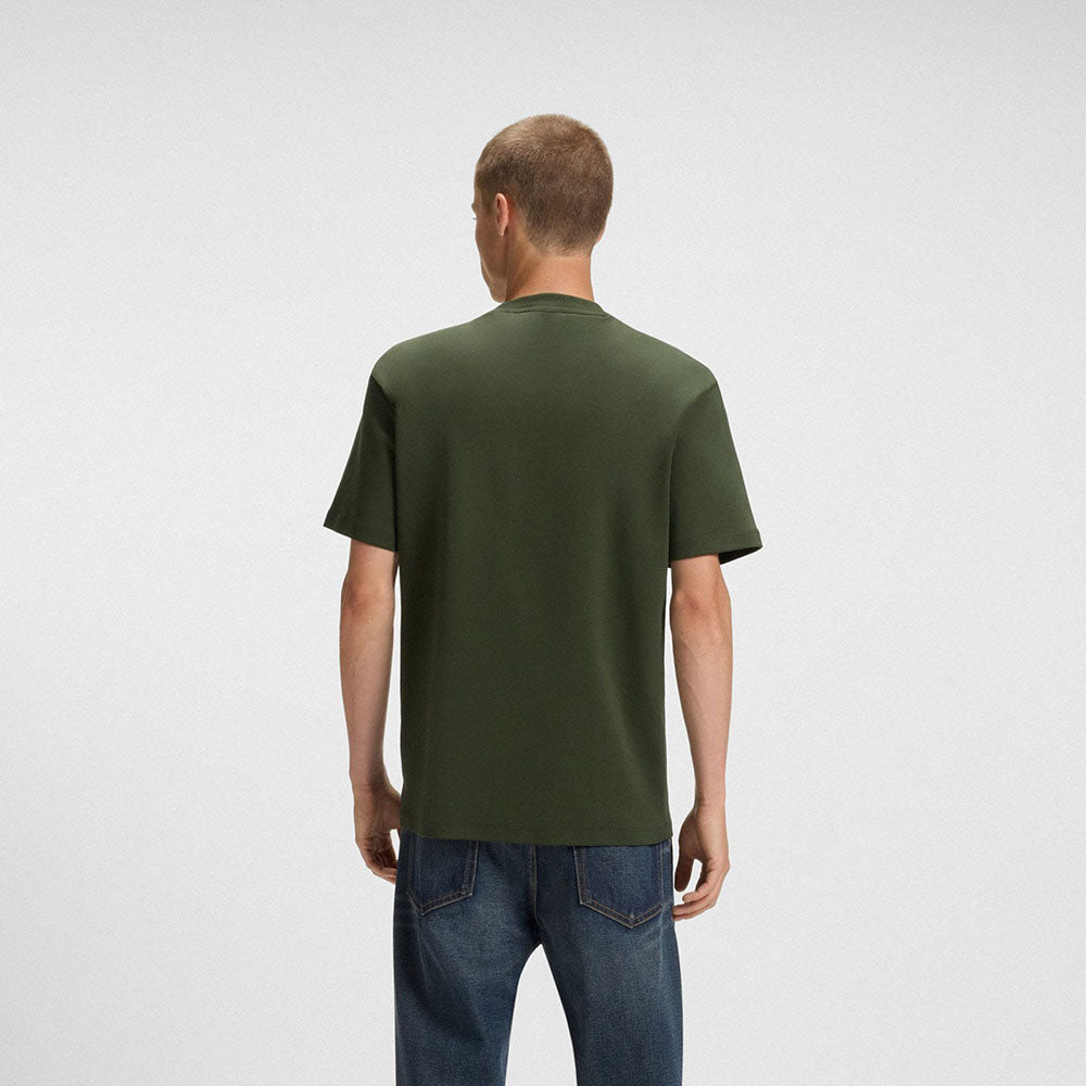 חולצת טישירט קצרה הוגו Stacked Logo גברים