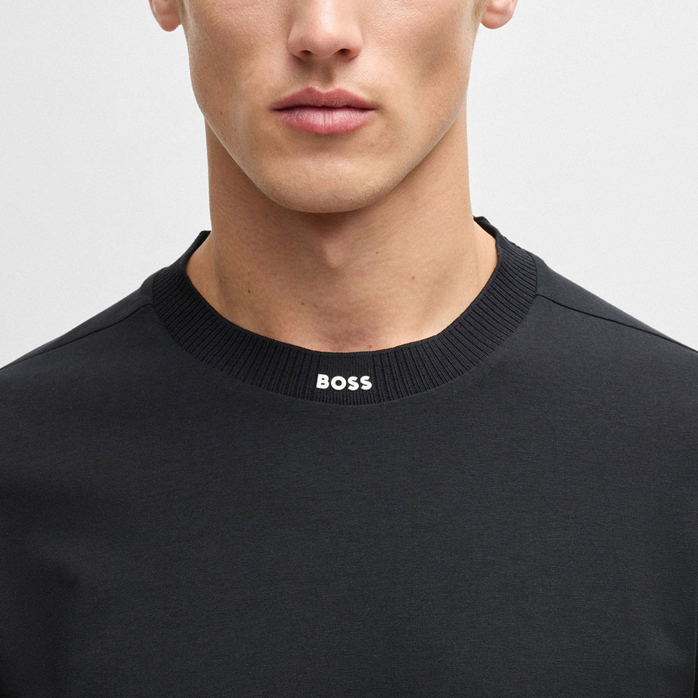 חולצת טישירט קצרה הוגו בוס Logo Collar גברים