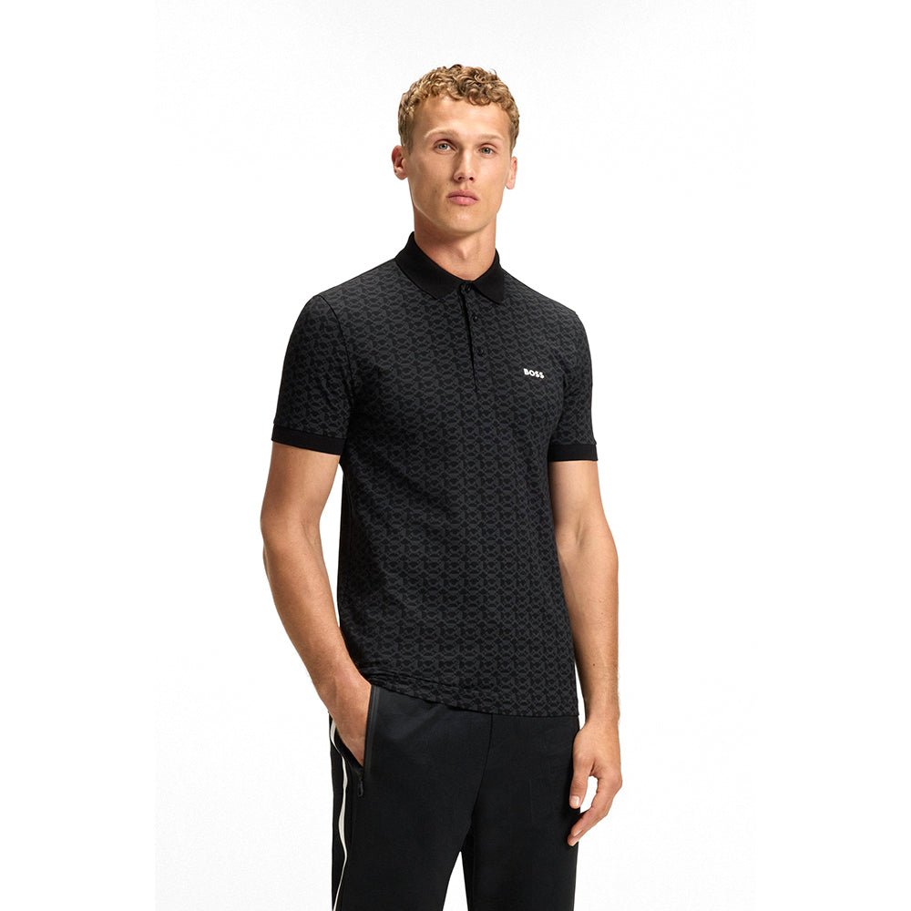 חולצת פולו הוגו בוס Printed Pattern גברים