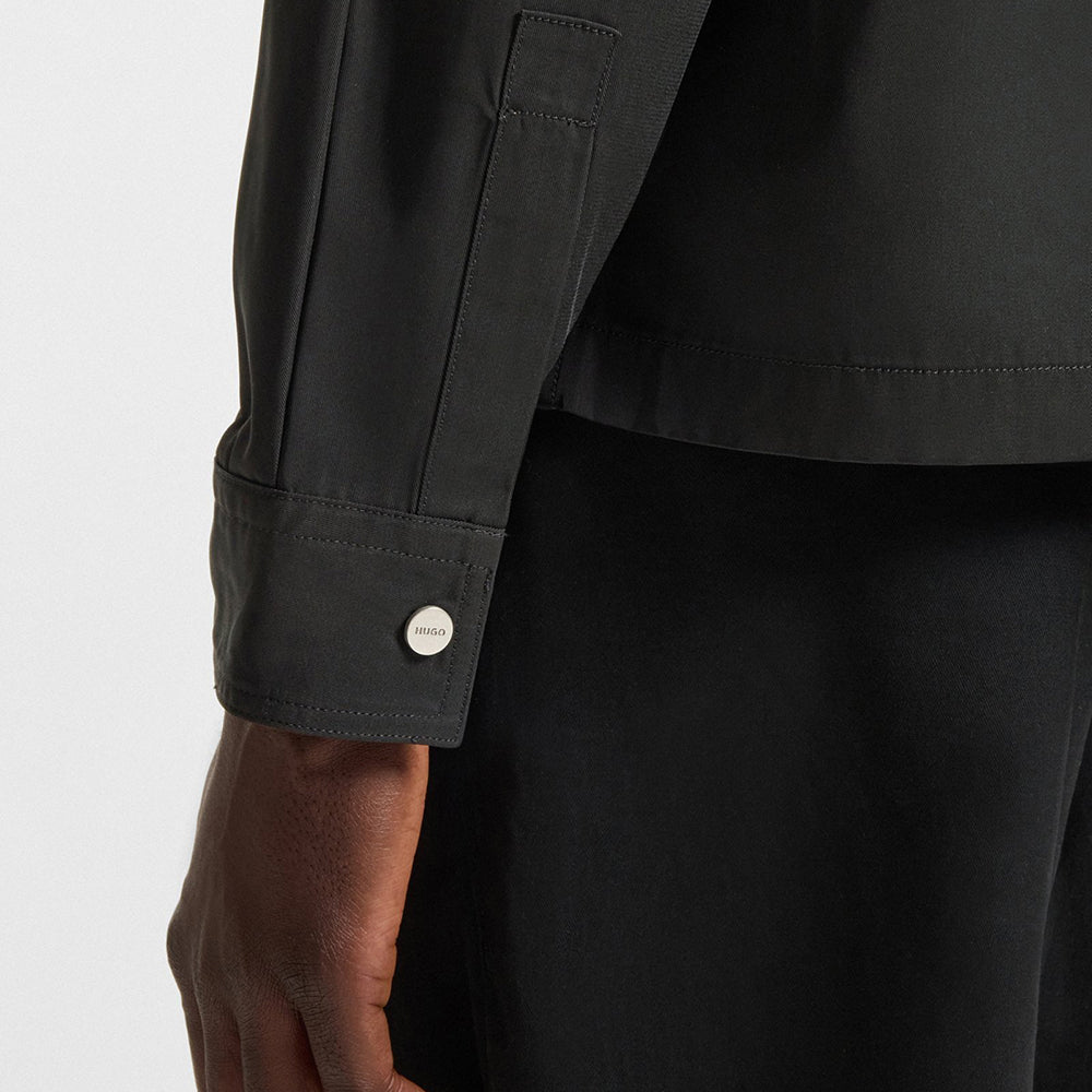 ג'קט הוגו Oversized-Fit Shirt In Water-Repellent Canvas גברים