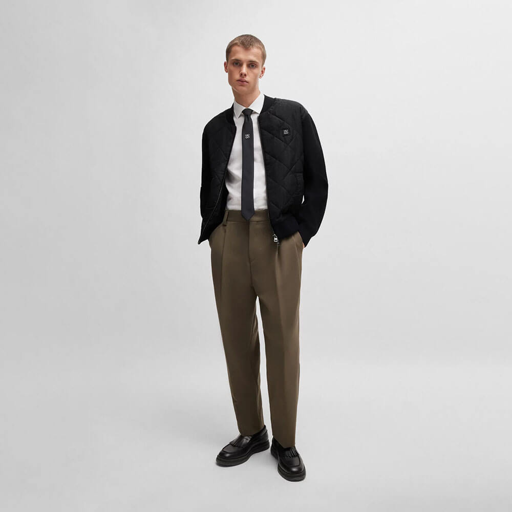 ג'קט הוגו Stacked-Logo Trim גברים