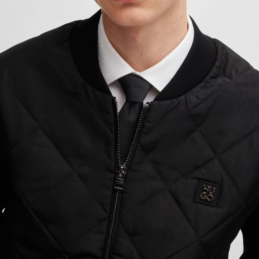 ג'קט הוגו Stacked-Logo Trim גברים